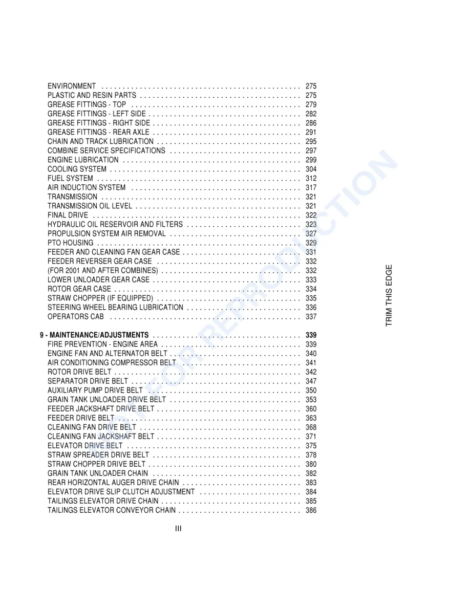 Case IH 2377 2388 2577 2588 Combine Service & Repair Manual preview page 6