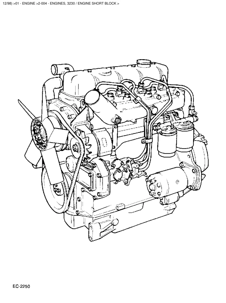 Case IH 3210 3220 3230 Tractor Service & Repair Manual preview page 4