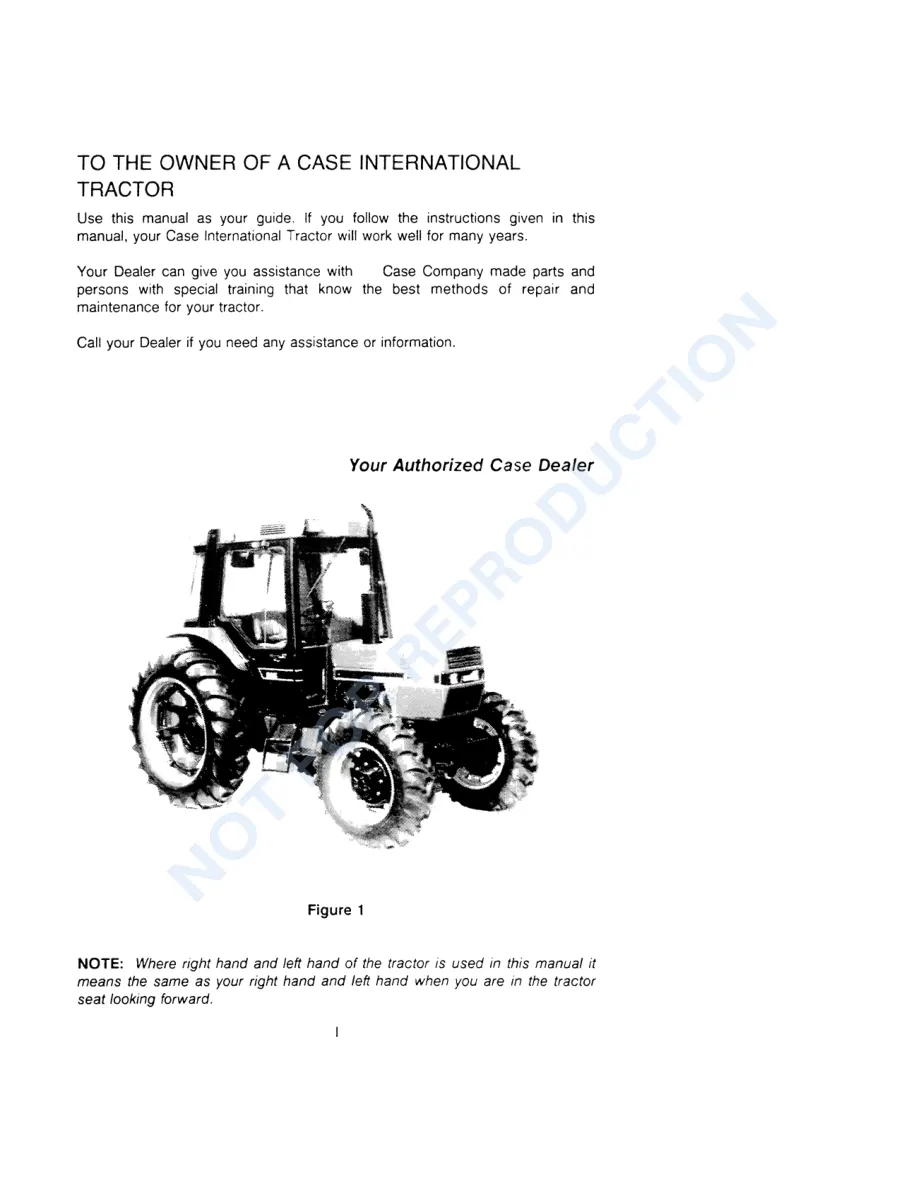 Case IH 385 485 585 685 885 Tractors Service & Repair Manual preview page 3