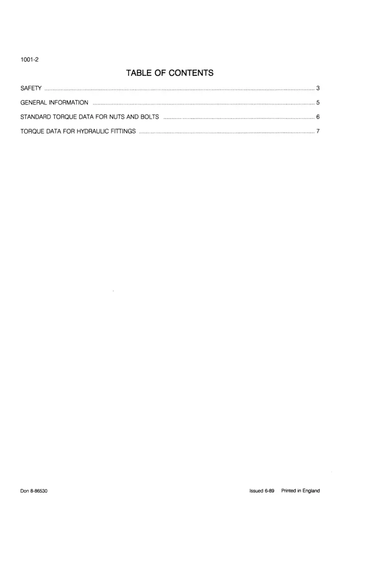 Case IH 4210/4220/4230/4240 Tractors Service & Repair Manual preview page 4
