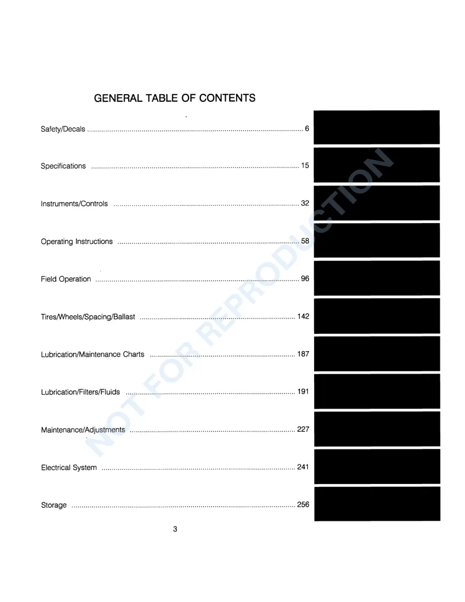 Case IH 5130 5140 Tractor Operator's Manual preview page 6