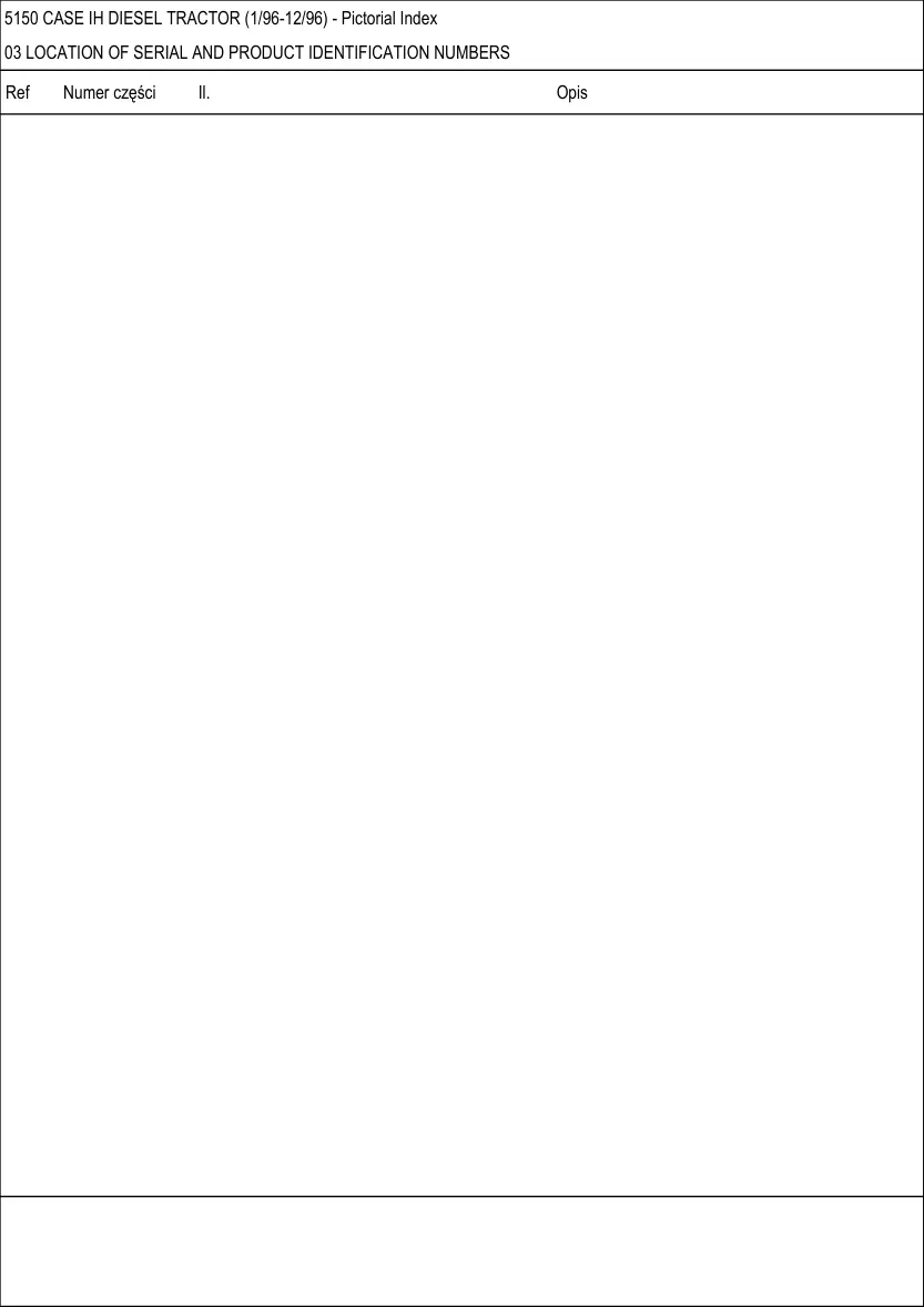 Case IH 5150 Diesel Tractor Parts Manual preview page 6