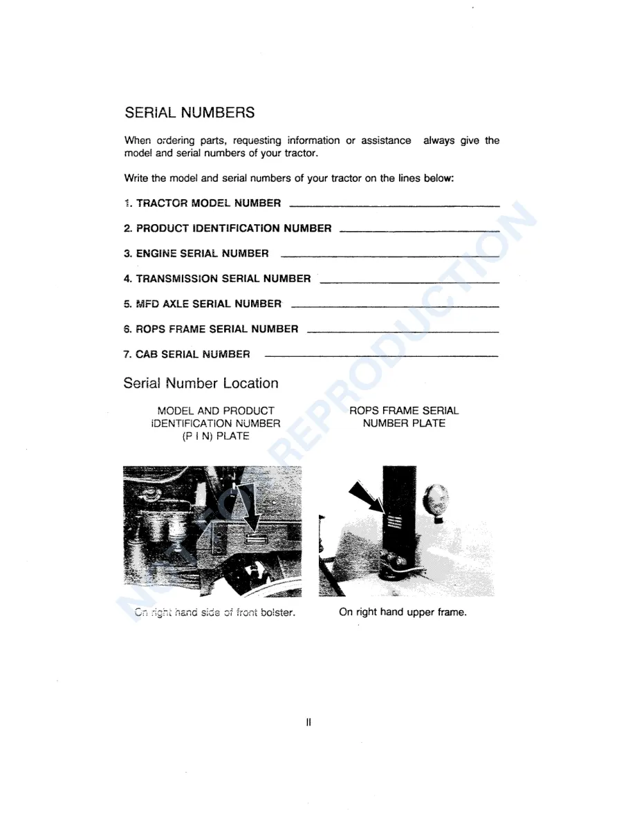 Case IH 585 Tractor Service & Repair Manual preview page 3