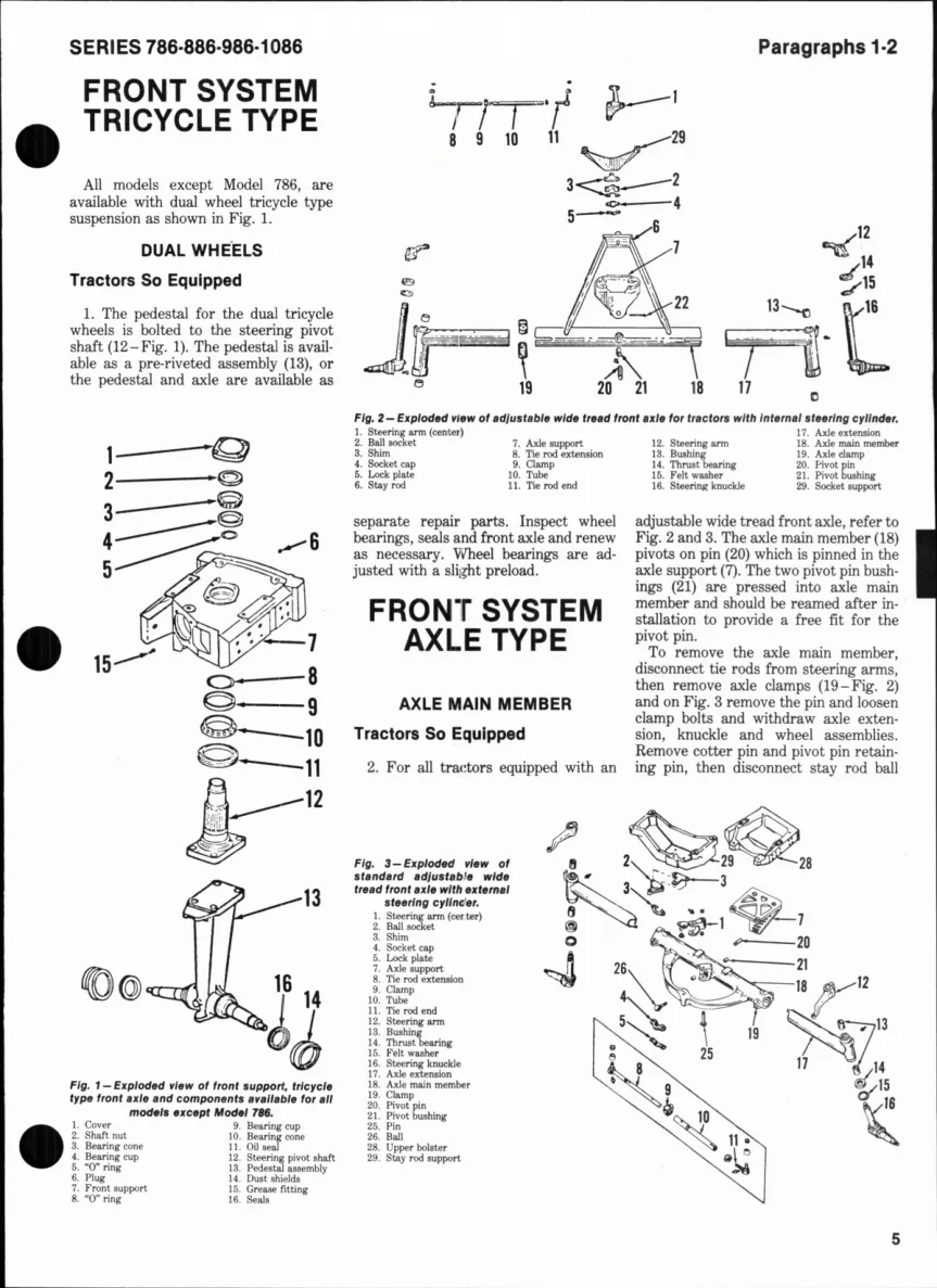 Case IH 786 886 986 1086 Tractor Service & Repair Manual preview page 6