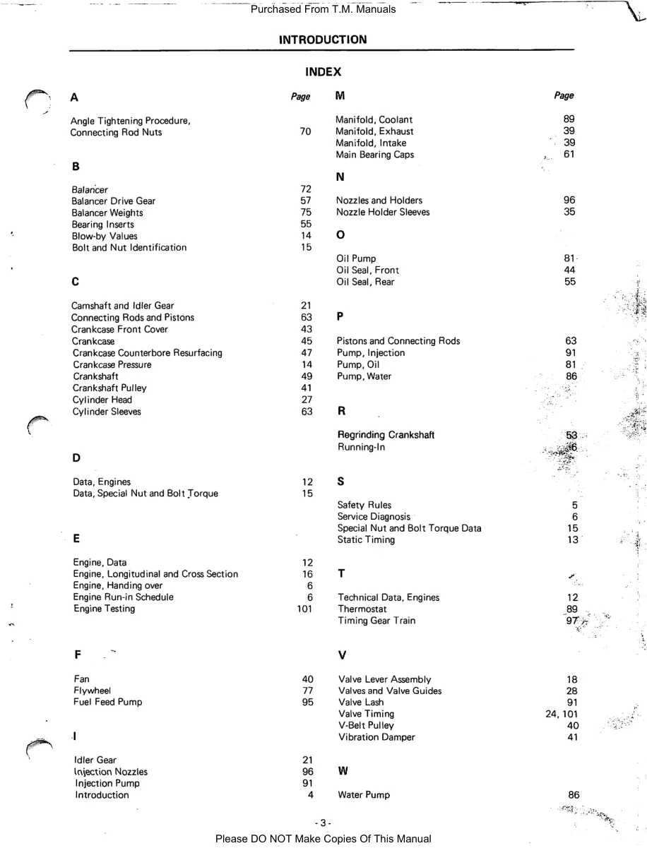 Case IH 956/1056 Tractors Service & Repair Manual preview page 4
