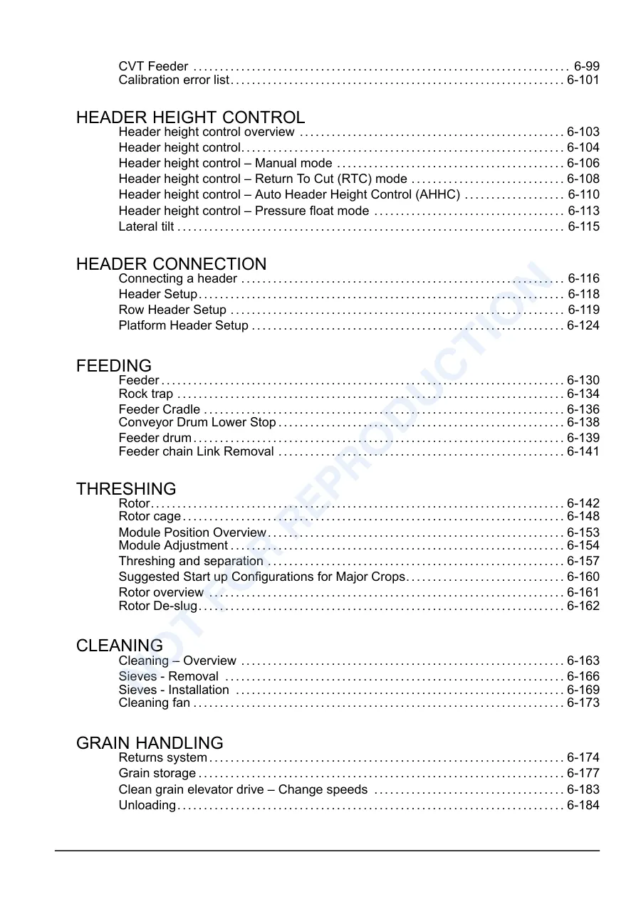 Case IH Axial Flow 7230 8230 9230 Combine Operator's Manual preview page 5