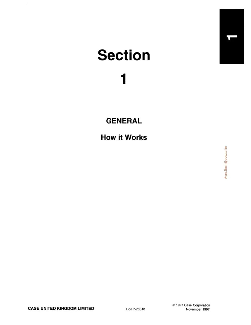 Case IH CX50/CX60/CX70/CX80/CX90/CX100 Tractors Service & Repair Manual preview page 3
