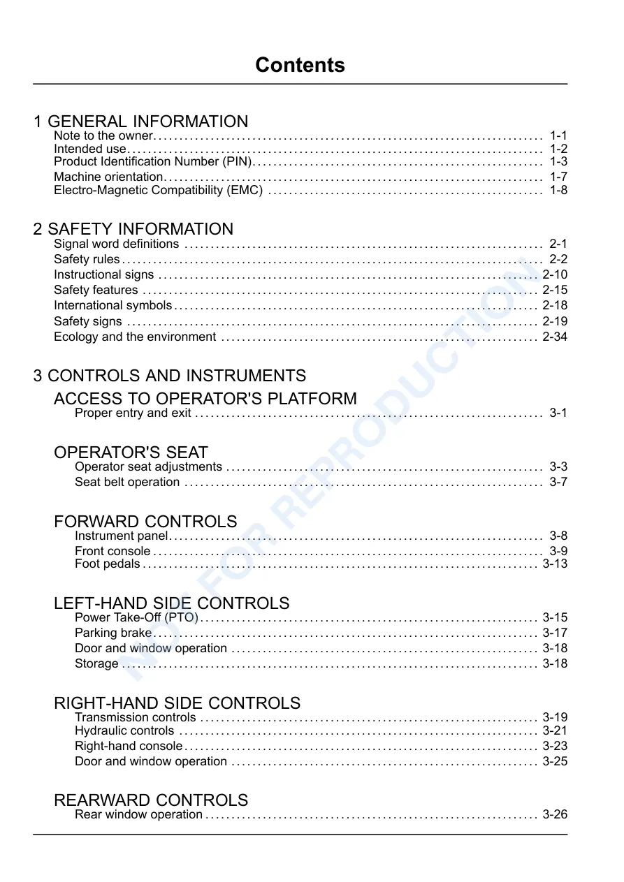 Case IH Farmall 110A 120A 125A 140A Tractor Operator's Manual preview page 2