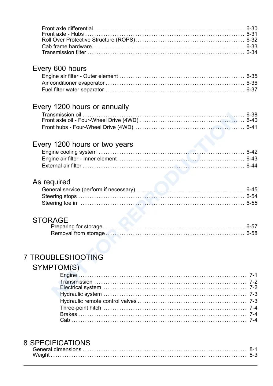 Case IH Farmall 110A 120A 125A 140A Tractor Operator's Manual preview page 5