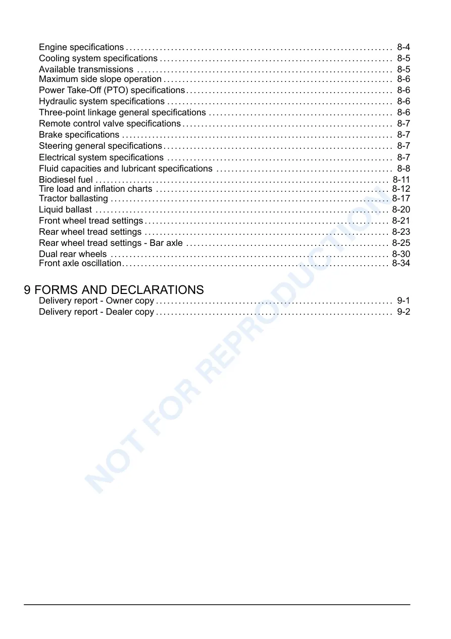 Case IH Farmall 110A 120A 125A 140A Tractor Operator's Manual preview page 6
