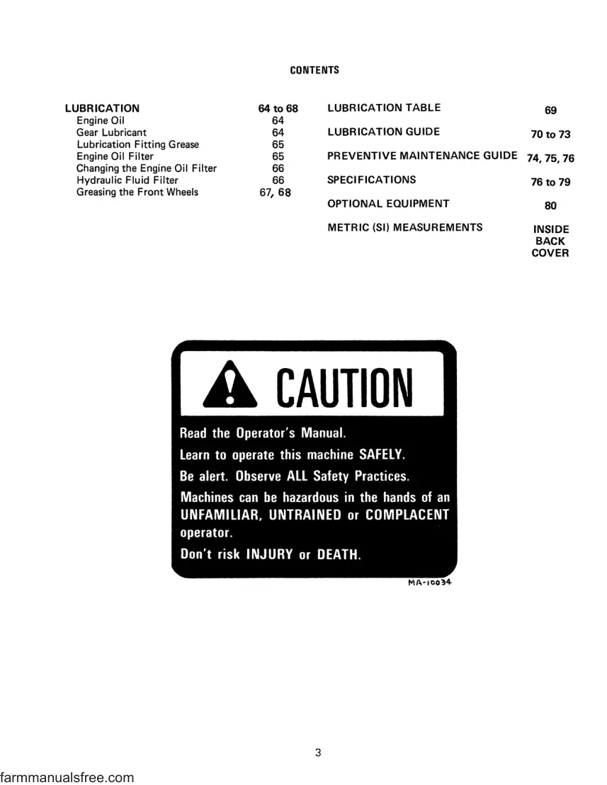Case IH International 574 Tractor Service & Repair Manual preview page 5
