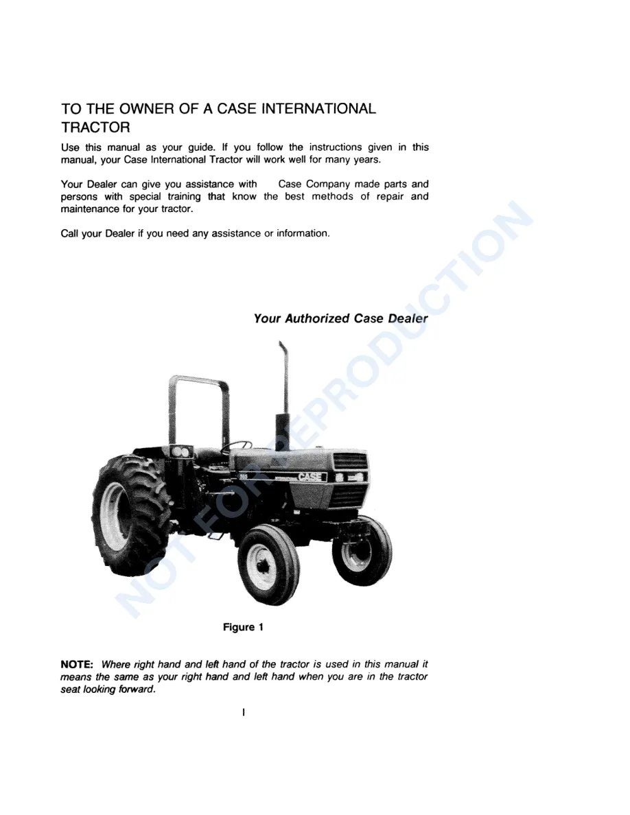 Case IH International 685 Tractor Service & Repair Manual preview page 3