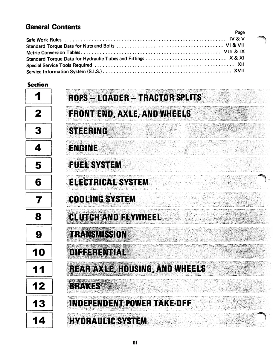 Case IH International 784 Tractor Service & Repair Manual preview page 4