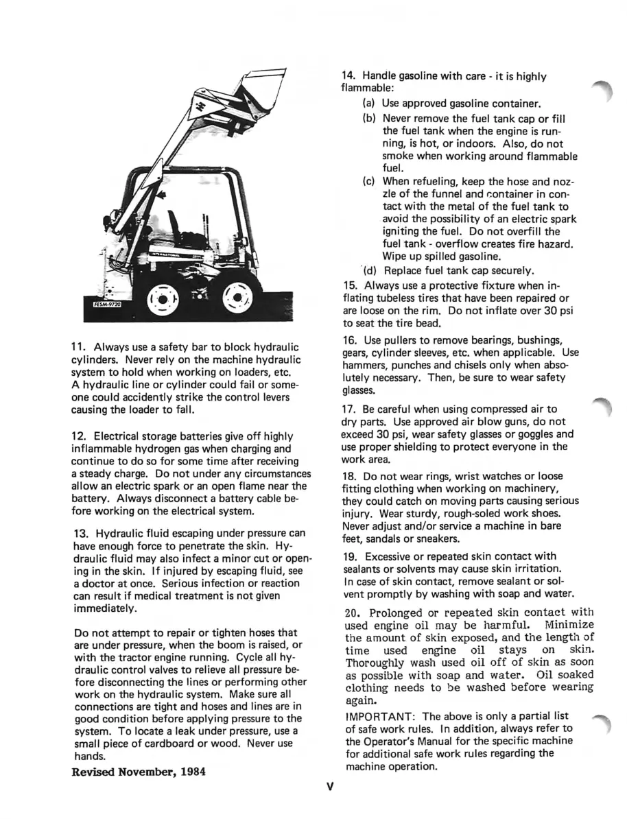 Case IH International 784 Tractor Service & Repair Manual preview page 6