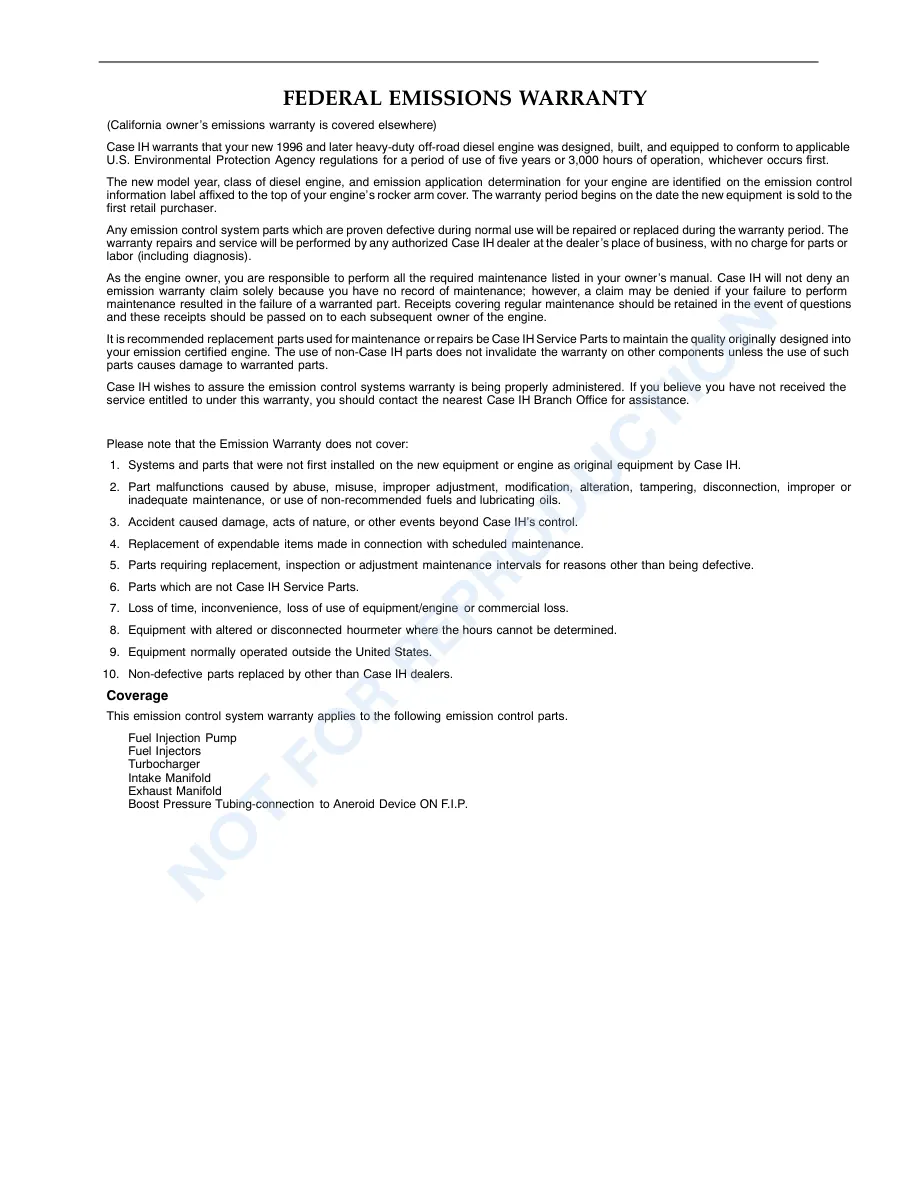 Case IH JX80U JX90U JX100U Tractor Operator's Manual preview page 3