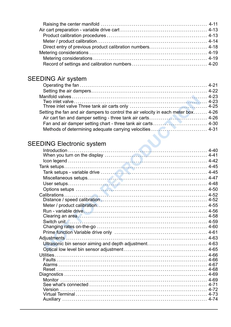 Case IH Precision Air 3580 Cart Planter Operator's Manual preview page 3