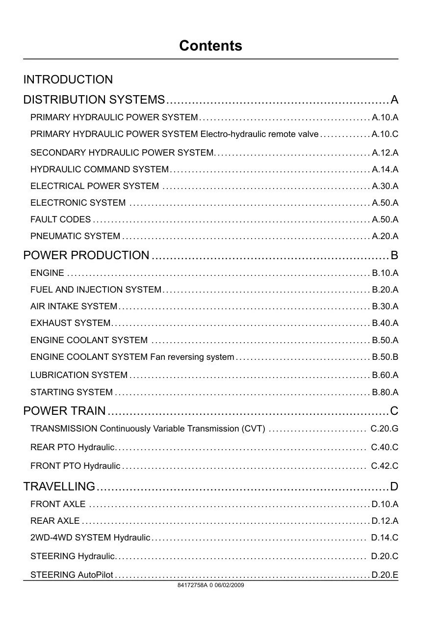 Case IH Puma Tractors (165 CVX 180 195 210 225 CVX) Service & Repair Manual preview page 3