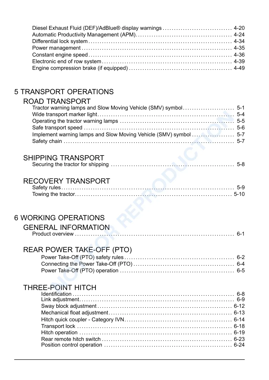 Case IH Rowtrac 370 420 470 500 Steiger 540 580 620 Quadtrac Tier 4B Final Tractor Operator's Manual preview page 4