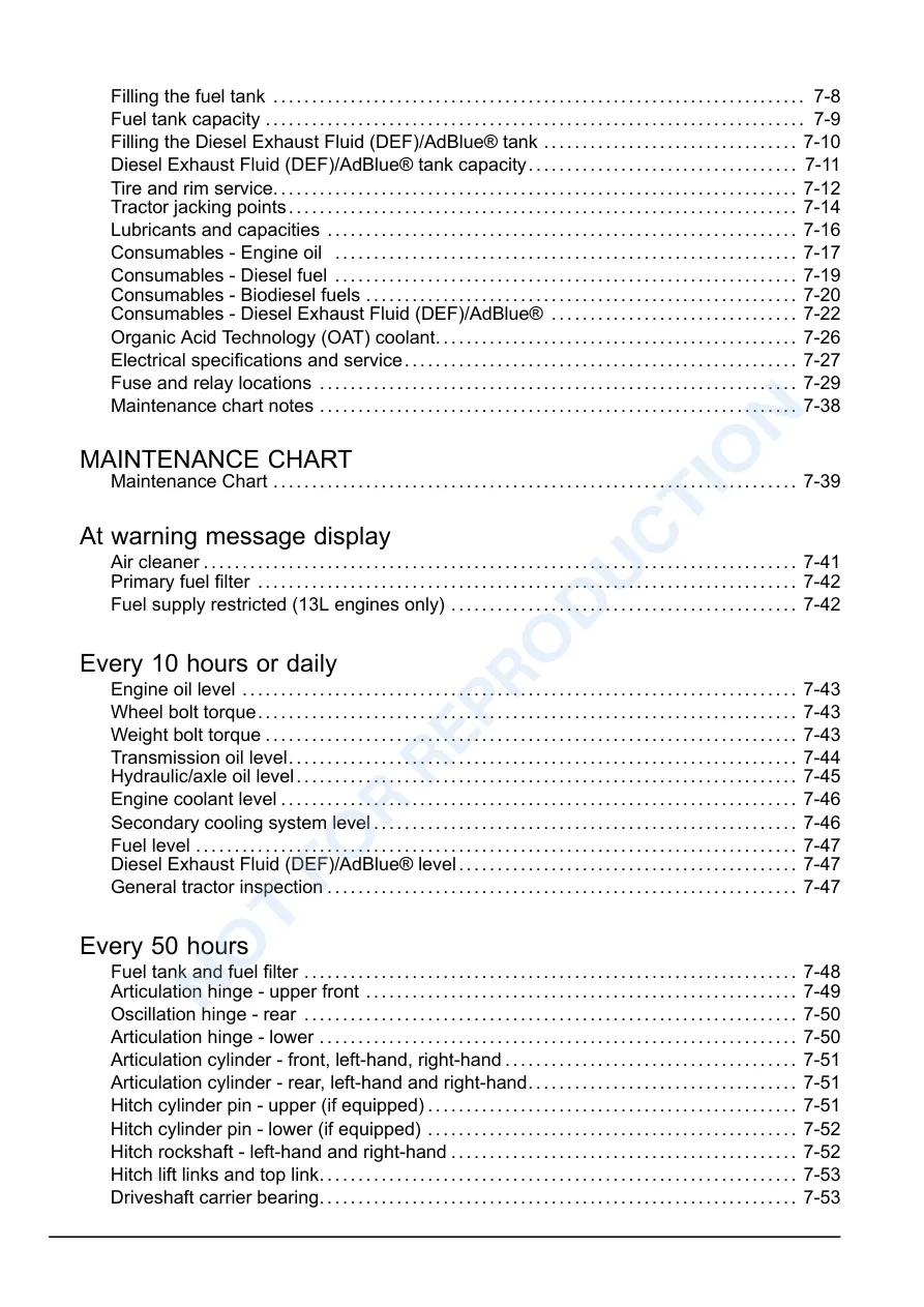 Case IH Rowtrac 370 420 470 500 Steiger 540 580 620 Quadtrac Tier 4B Final Tractor Operator's Manual preview page 6