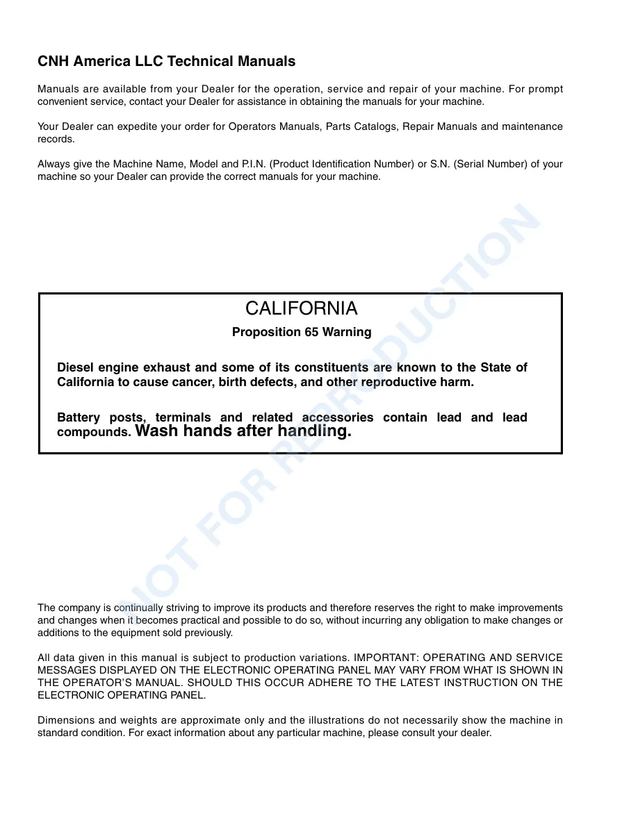 Case IH Steiger 335 385 435 485 535 Tractor Operator's Manual preview page 3