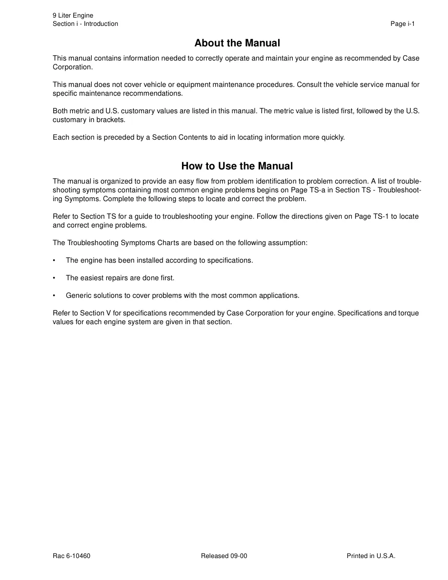 Case IH STX440 Tractor Service & Repair Manual preview page 3