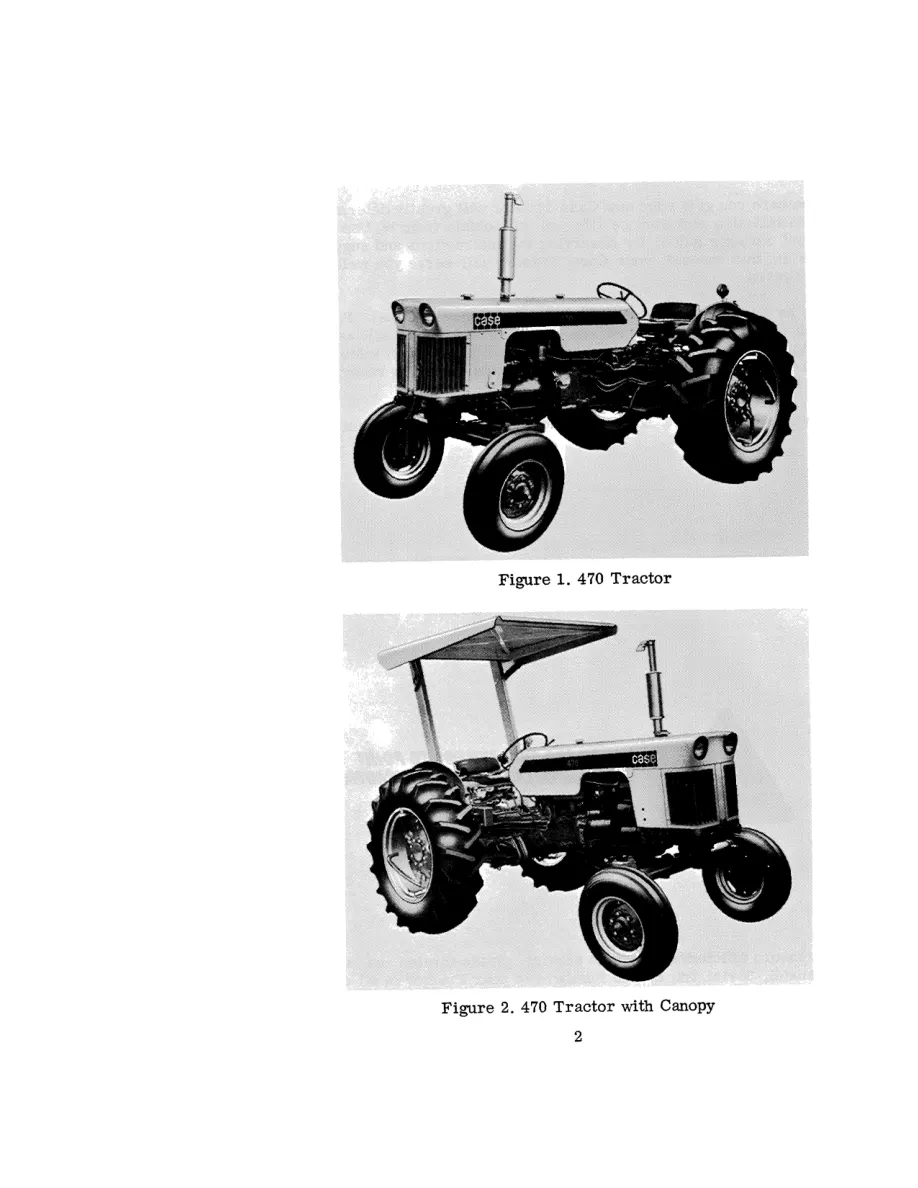 Case International 470 & 570 Tractor Service & Repair Manual preview page 3