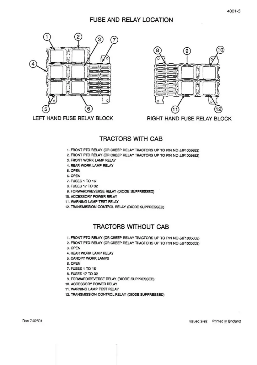 Case Maxxum 5100 Series Tractor Service & Repair Manual preview page 5