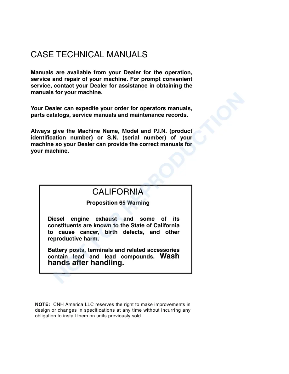 Case MX100 MX110 MX120 MX135 Tractor Service & Repair Manual preview page 3