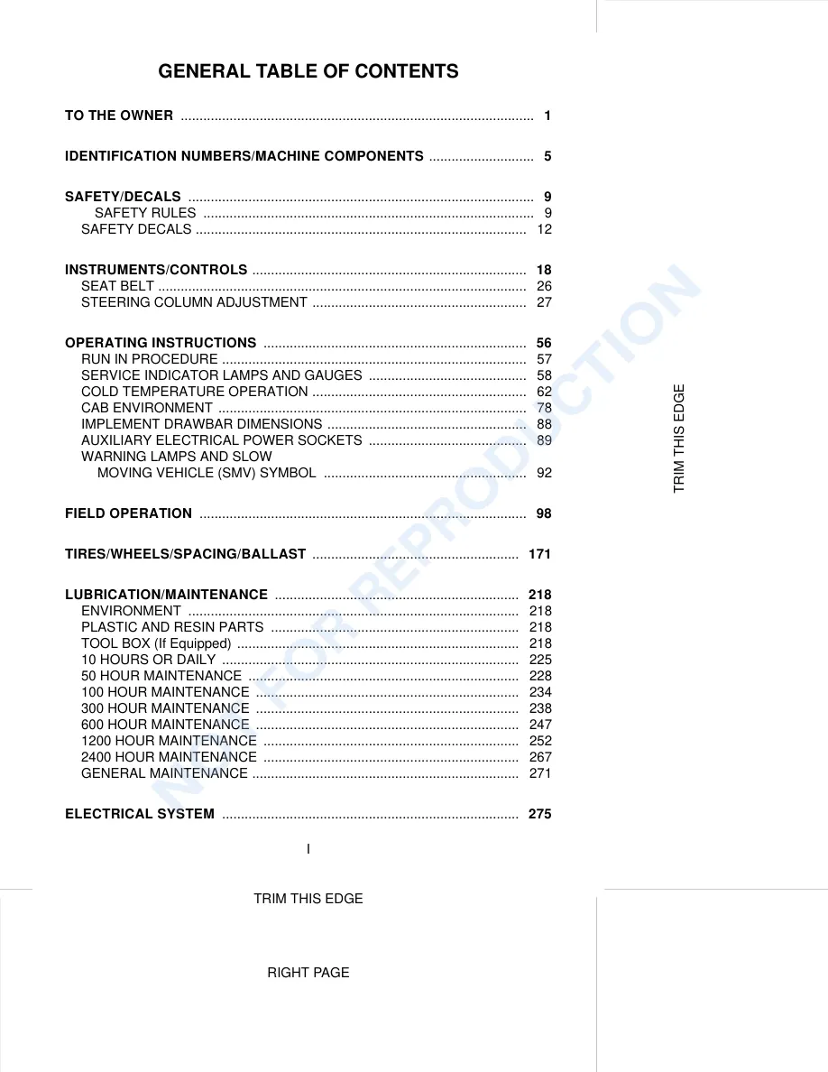 Case MX100 MX110 MX120 MX135 Tractor Service & Repair Manual preview page 4