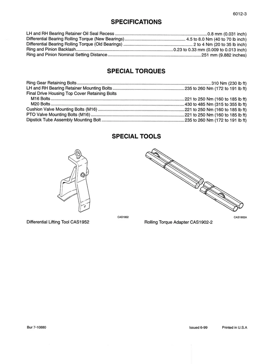 Case MX150-170 Series Tractor Service & Repair Manual preview page 3
