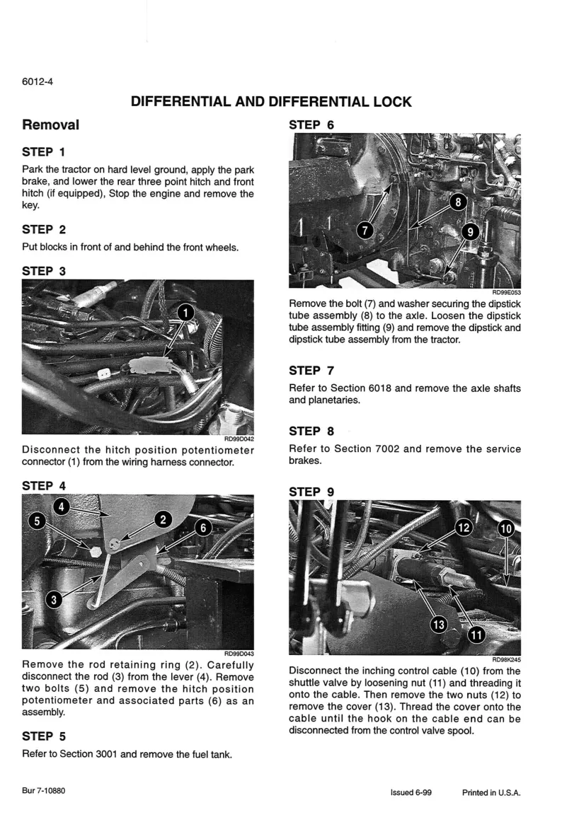Case MX150-170 Series Tractor Service & Repair Manual preview page 4