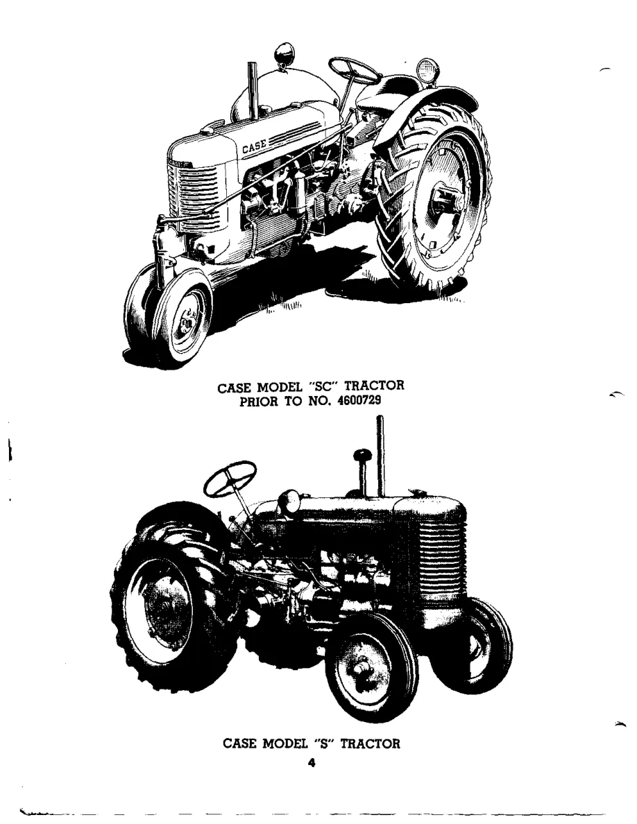 Case S SC SO Tractor Parts Manual preview page 6