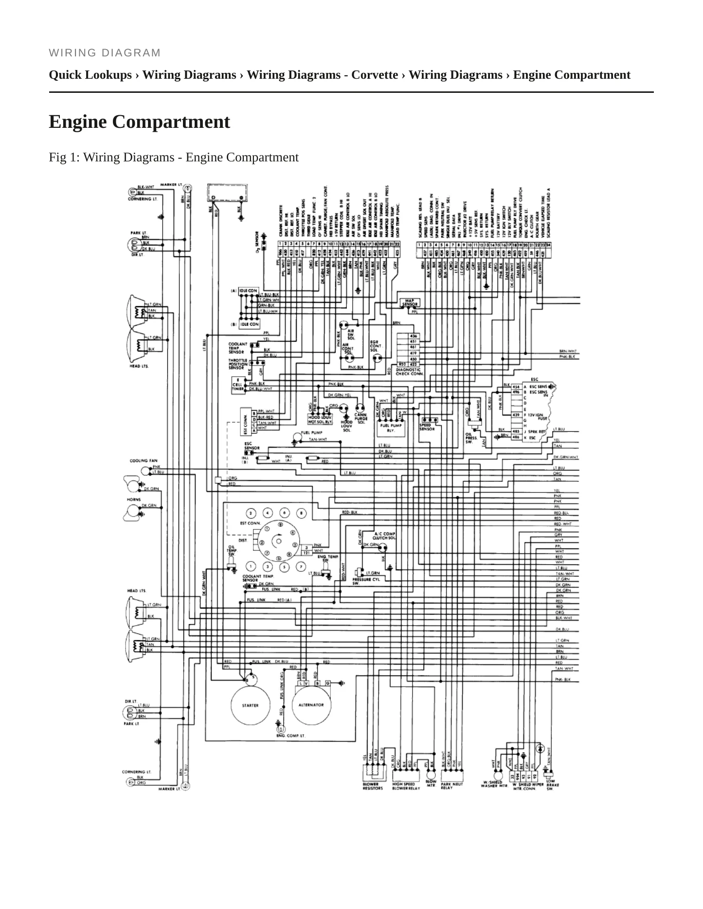 1982 Chevrolet Corvette Service and Repair Manual preview page 7