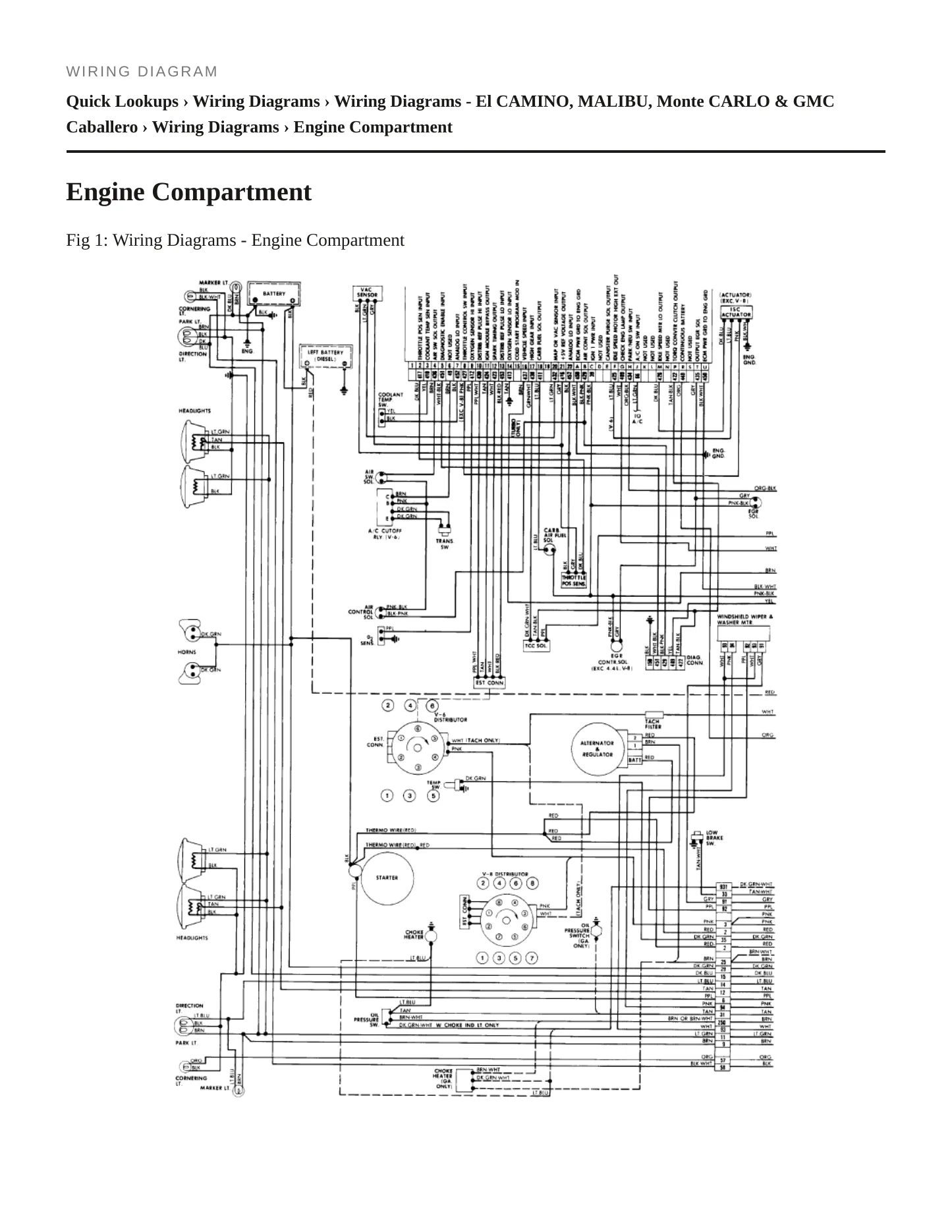1982 Chevrolet Monte Carlo Service and Repair Manual preview page 7