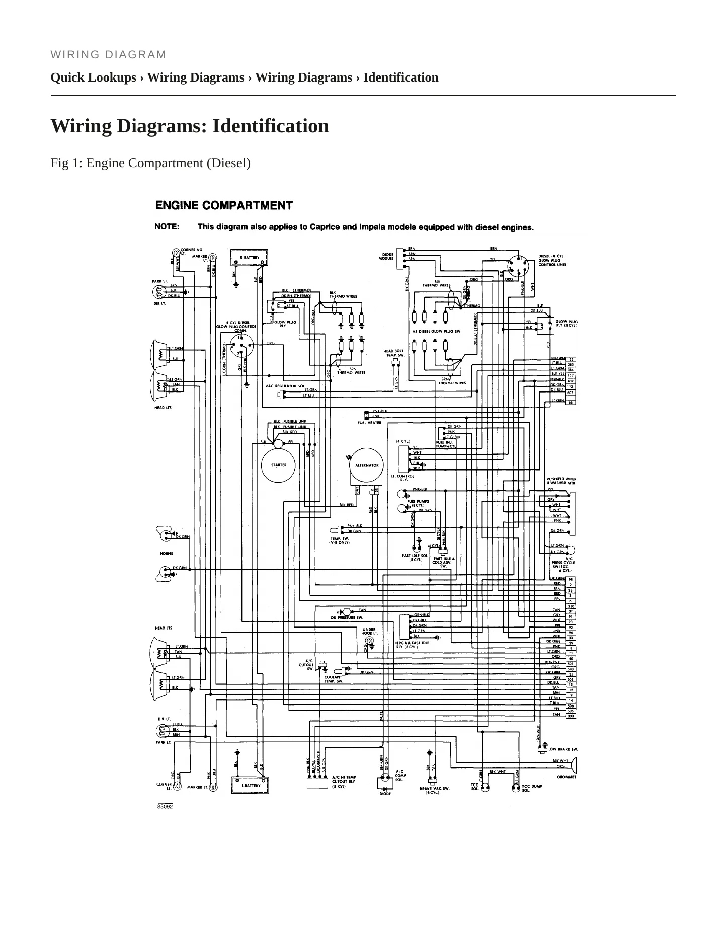1983 Chevrolet Malibu Service and Repair Manual preview page 5