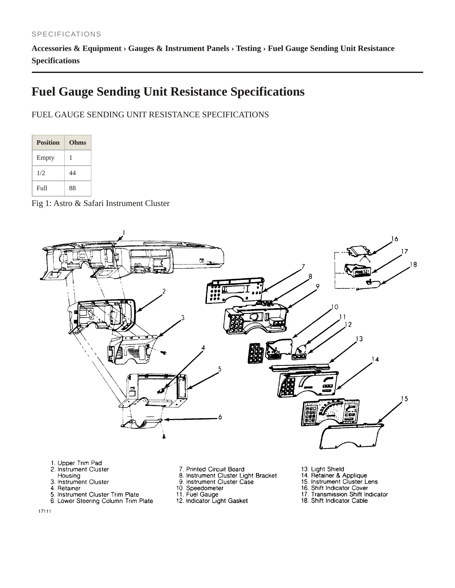 1987 Chevrolet Astro Service and Repair Manual preview page 2