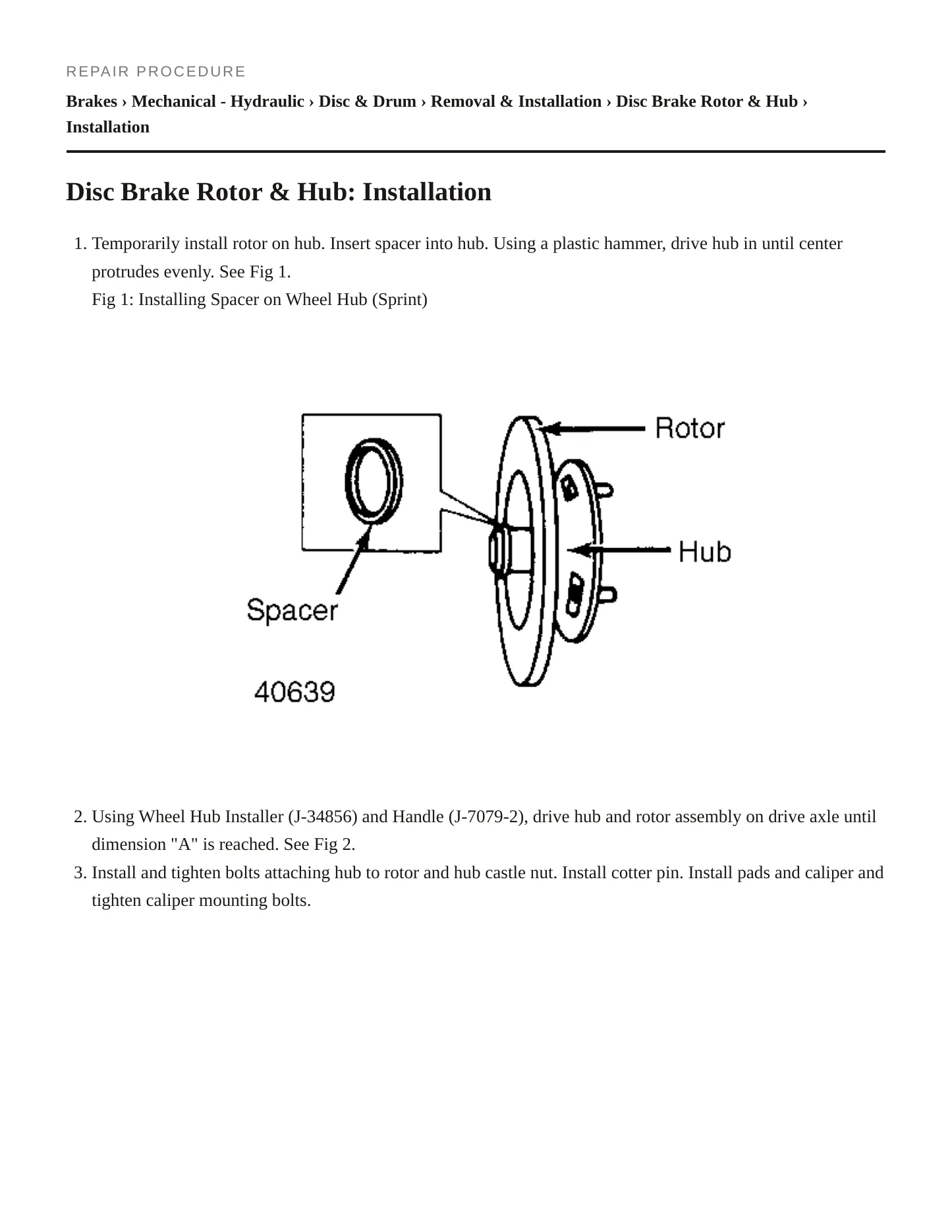 1987 Chevrolet Sprint Service and Repair Manual preview page 3