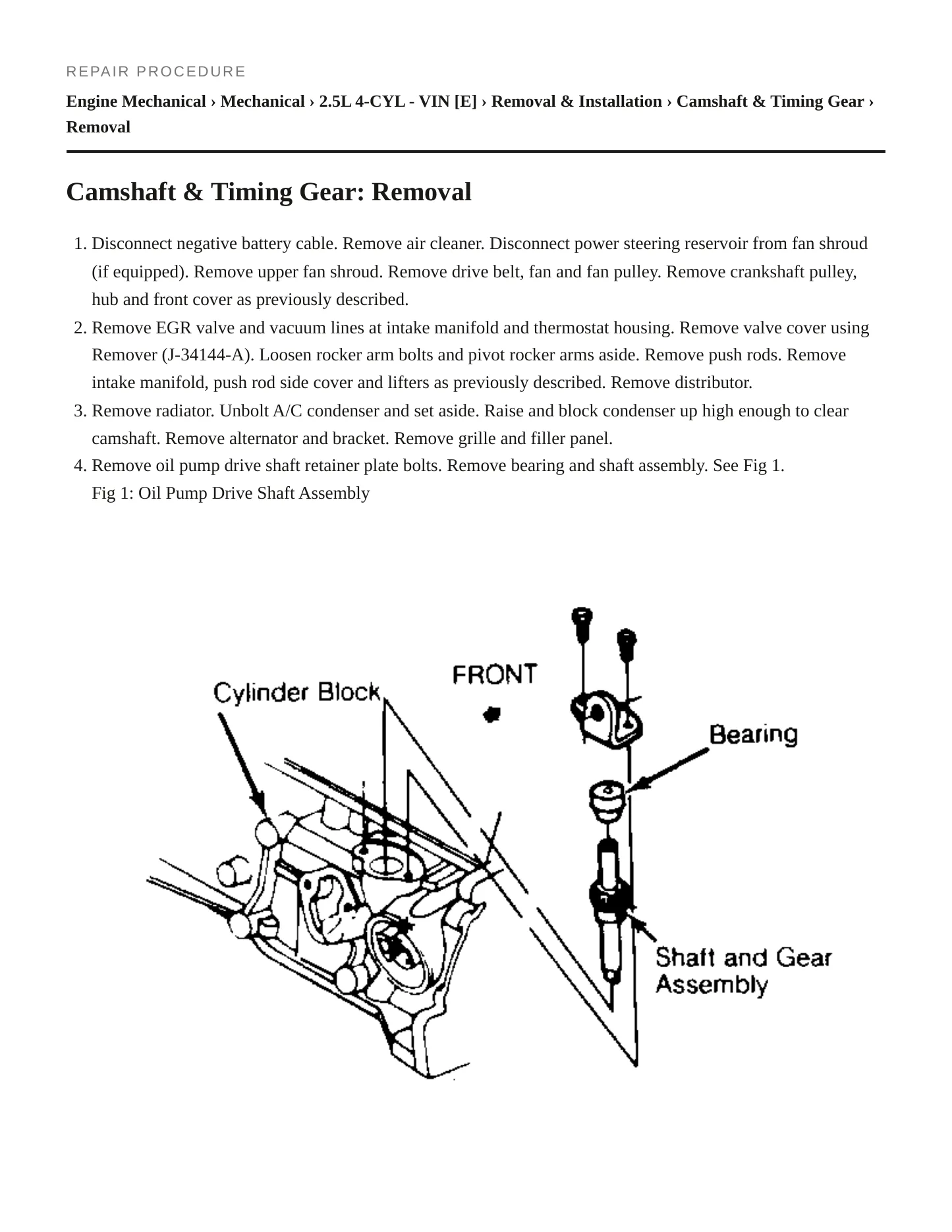1989 Chevrolet Astro Service and Repair Manual preview page 3