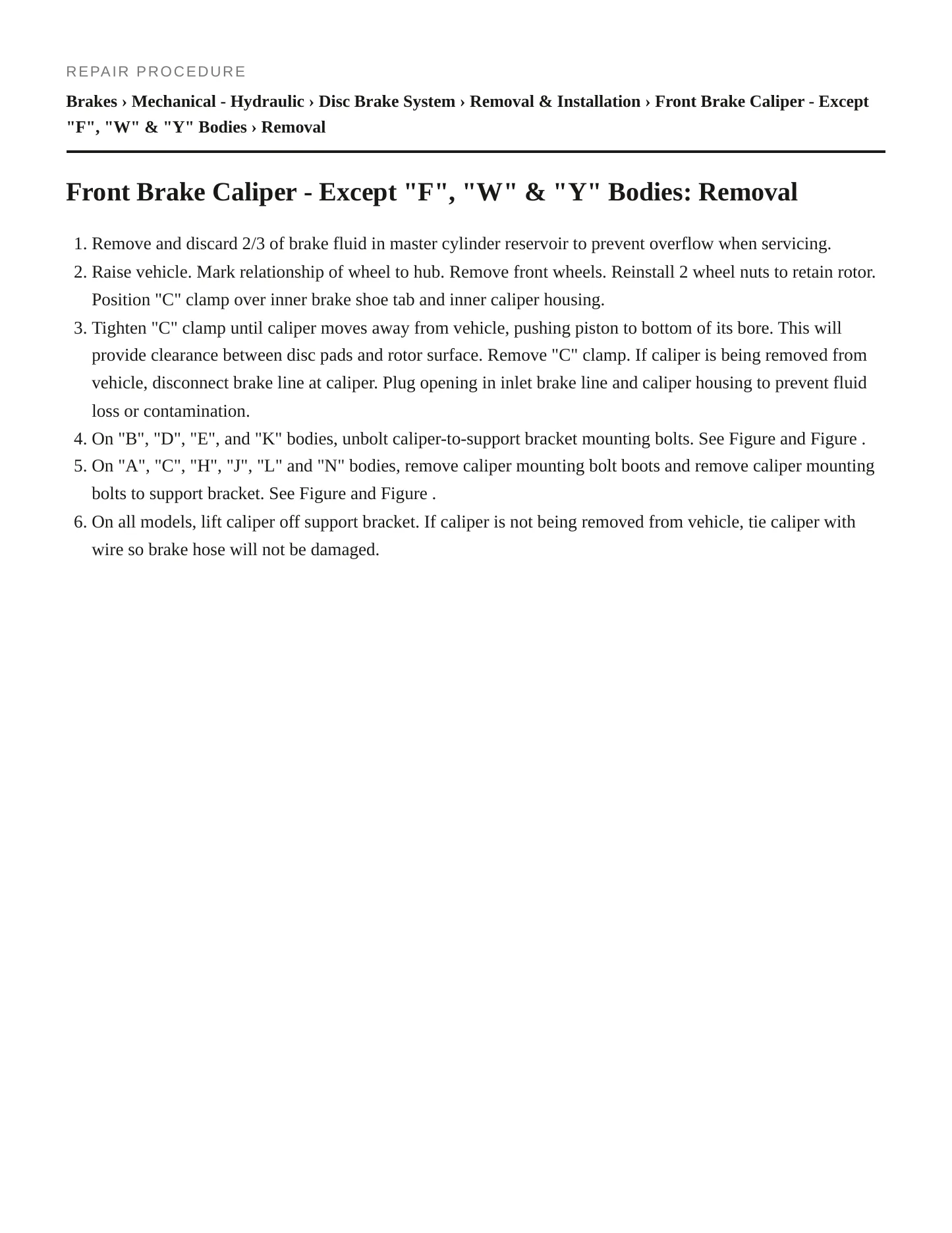 1992 Chevrolet Corvette Service and Repair Manual preview page 7