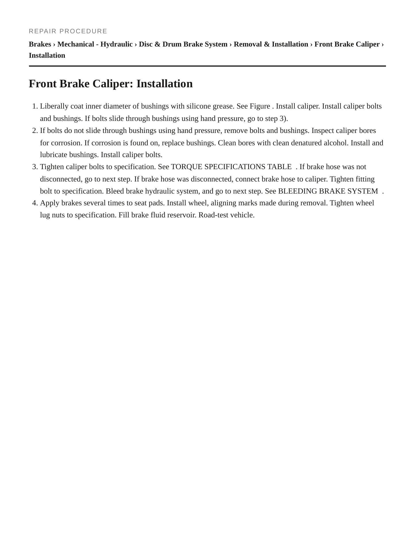 1994 Chevrolet Impala service manual page 4