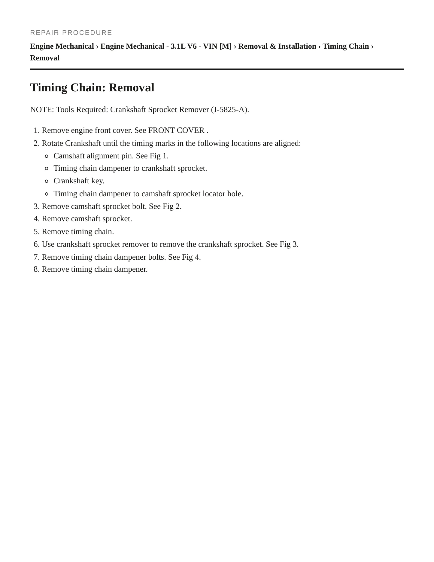 1996 Chevrolet Monte Carlo service manual page 5