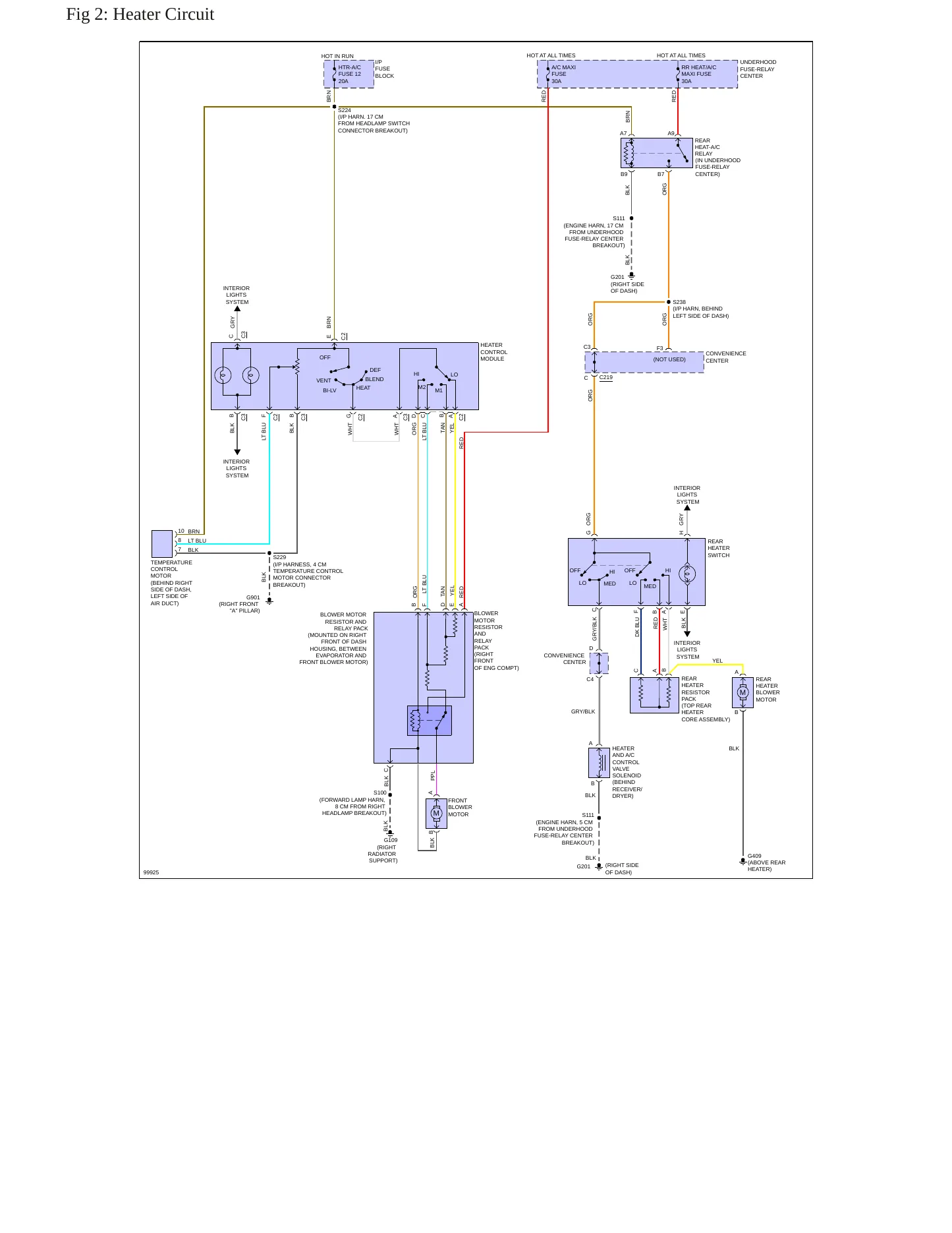 1998 Chevrolet Cargo Van Service and Repair Manual preview page 7