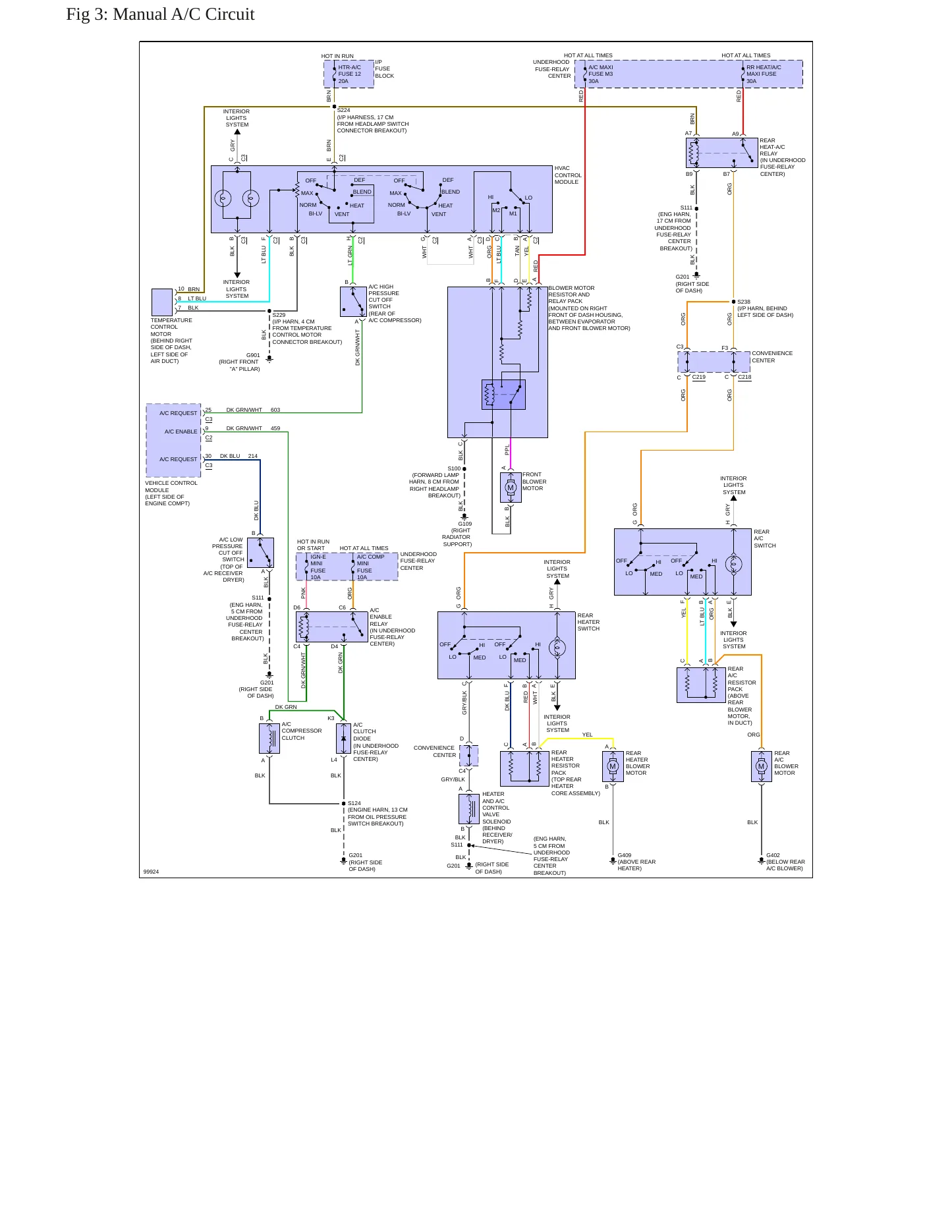 1998 Chevrolet Cargo Van Service and Repair Manual preview page 8
