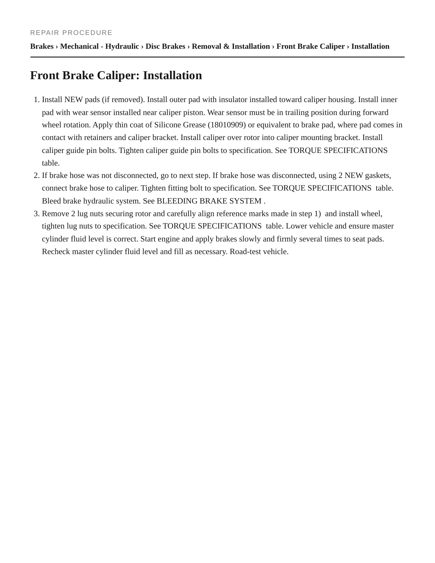 1998 Chevrolet Corvette service manual page 4
