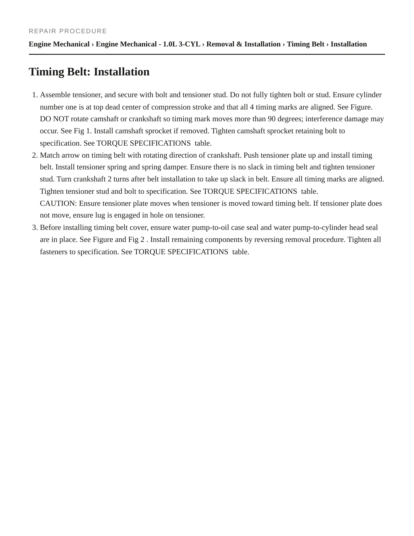 1998 Chevrolet Metro Service and Repair Manual preview page 5