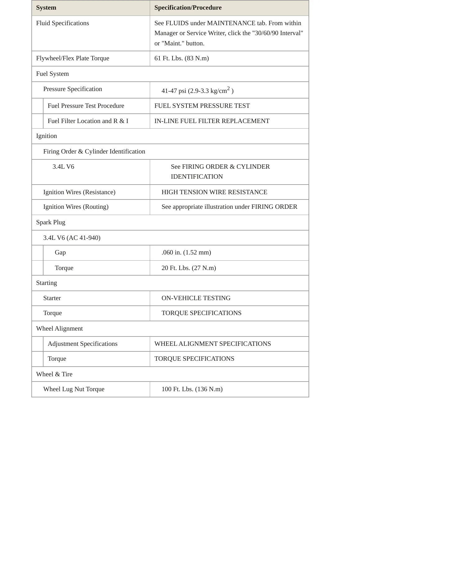 1998 Chevrolet Venture Service and Repair Manual preview page 3