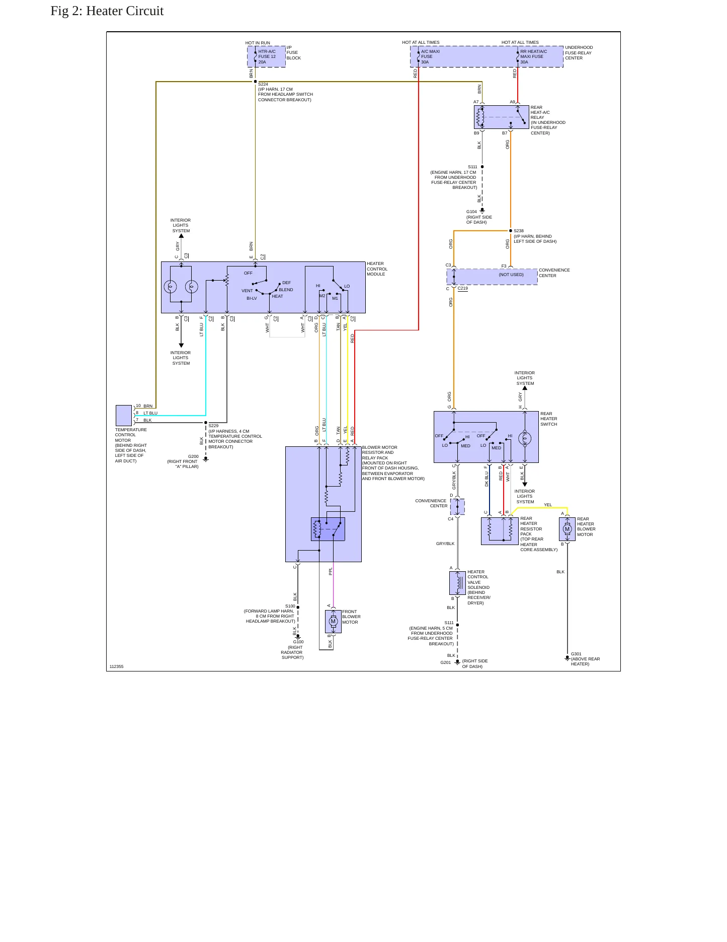 1999 Chevrolet Astro Service and Repair Manual preview page 7