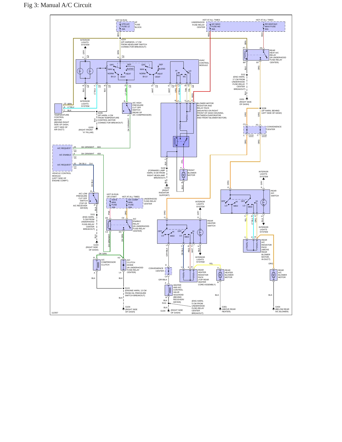 1999 Chevrolet Astro Service and Repair Manual preview page 8