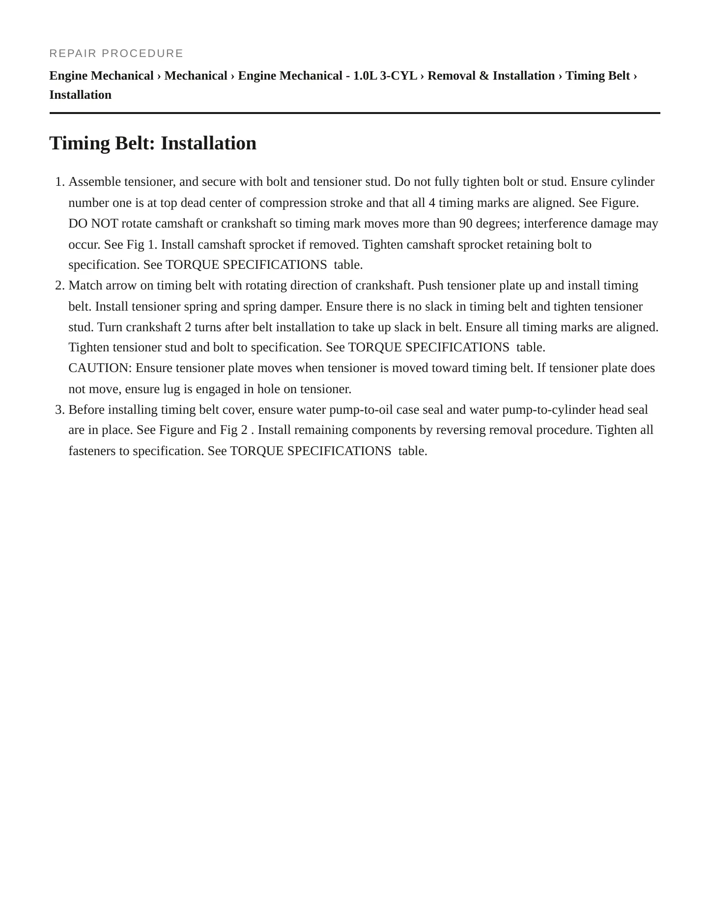 1999 Chevrolet Metro Service and Repair Manual preview page 5