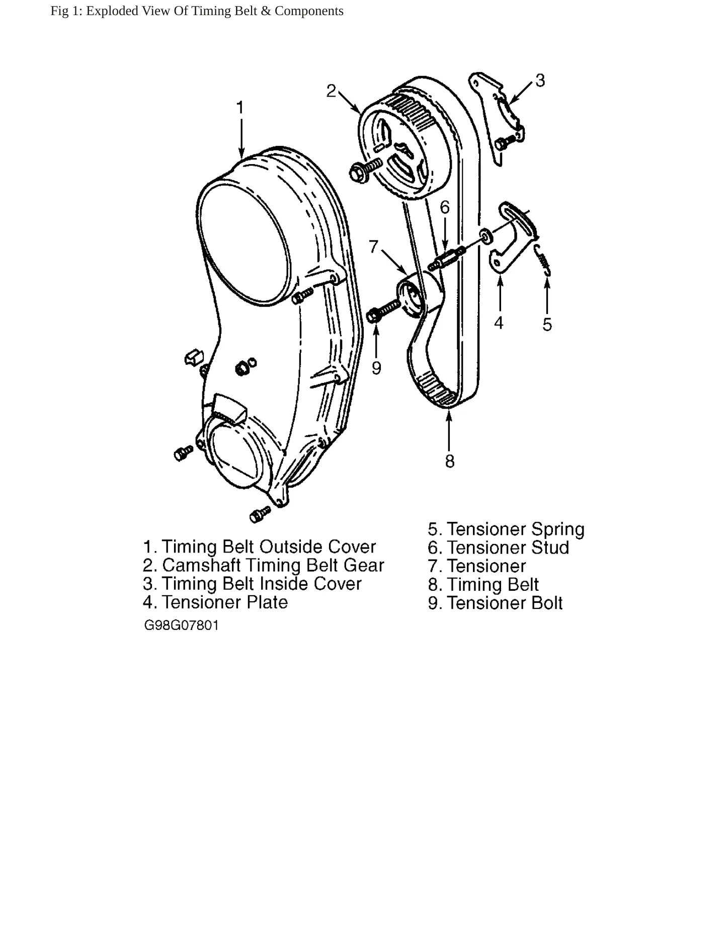 1999 Chevrolet Tracker Service and Repair Manual preview page 5